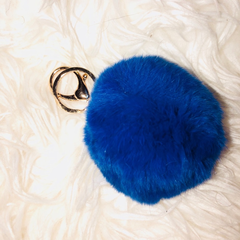 PomPom Keychain - Blue❤️❤️❤️